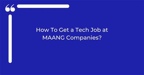 what is maang companies